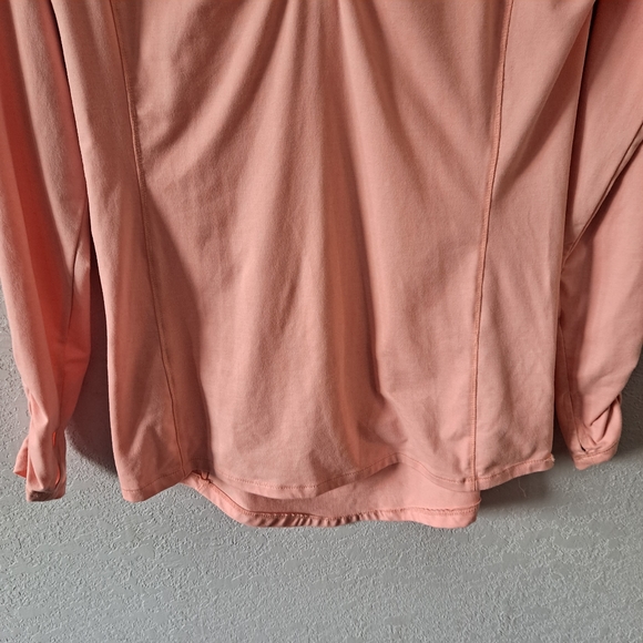 RBX Light Orange Workout Sweater - Picture 3 of 10
